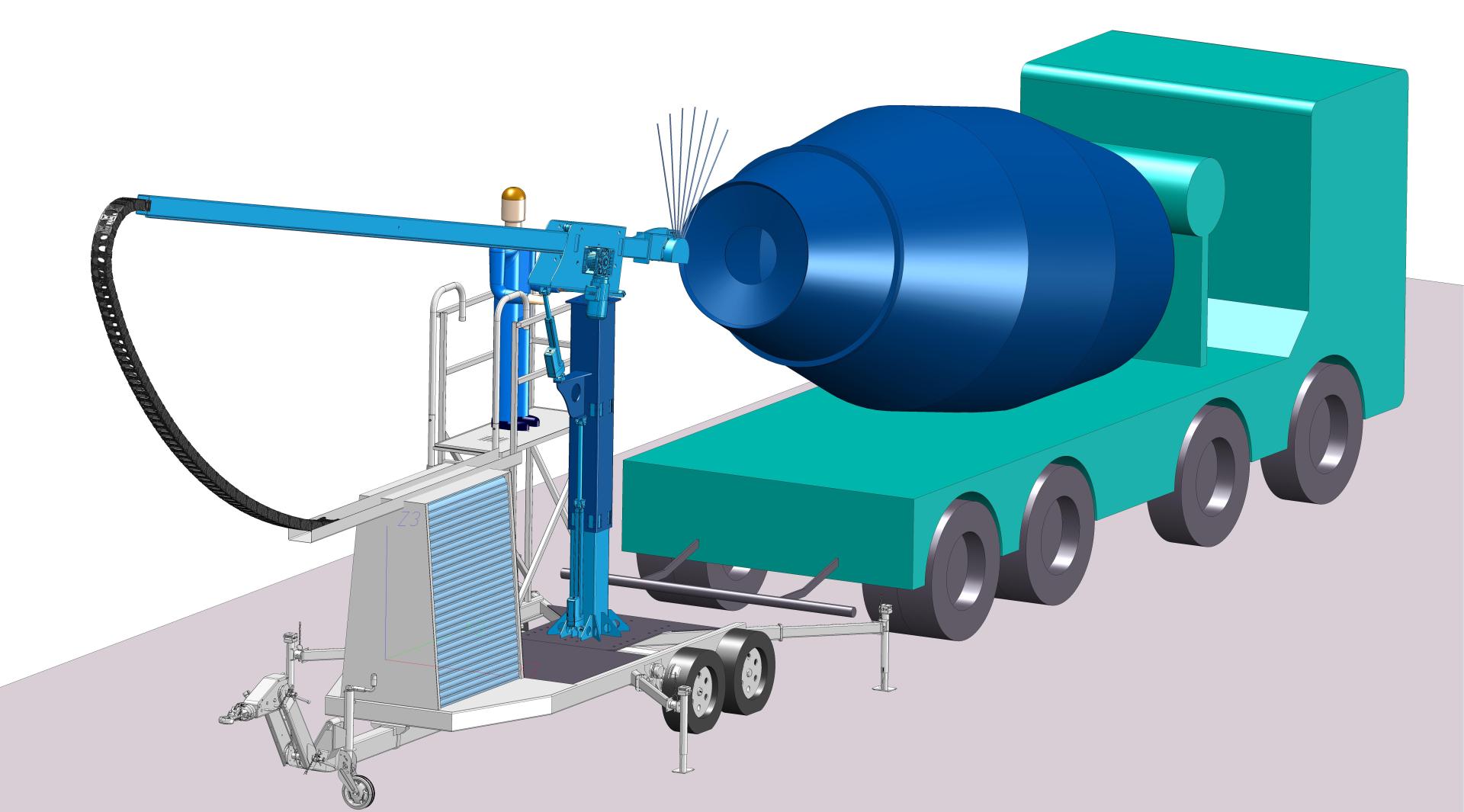 nozzle head for removing hardened concrete